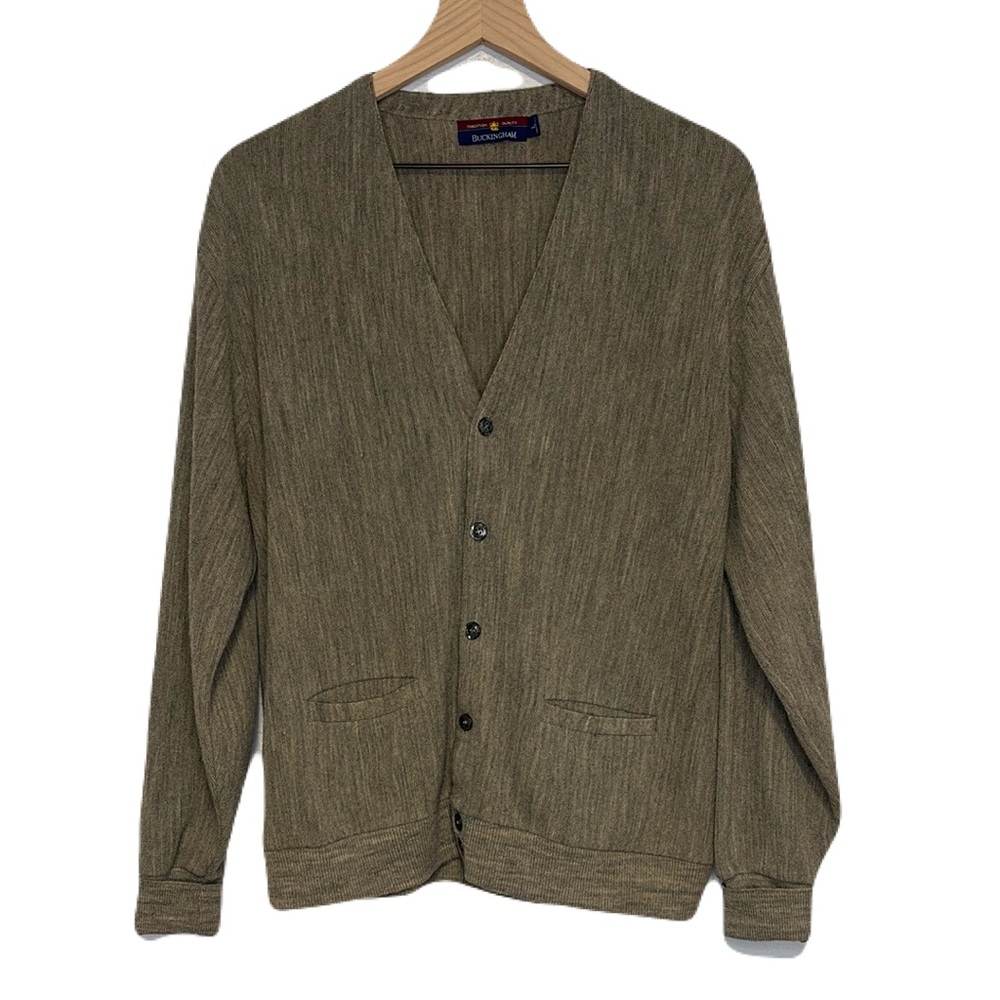 Vintage Buckingham Large Button Down Grandpa Style Cardigan